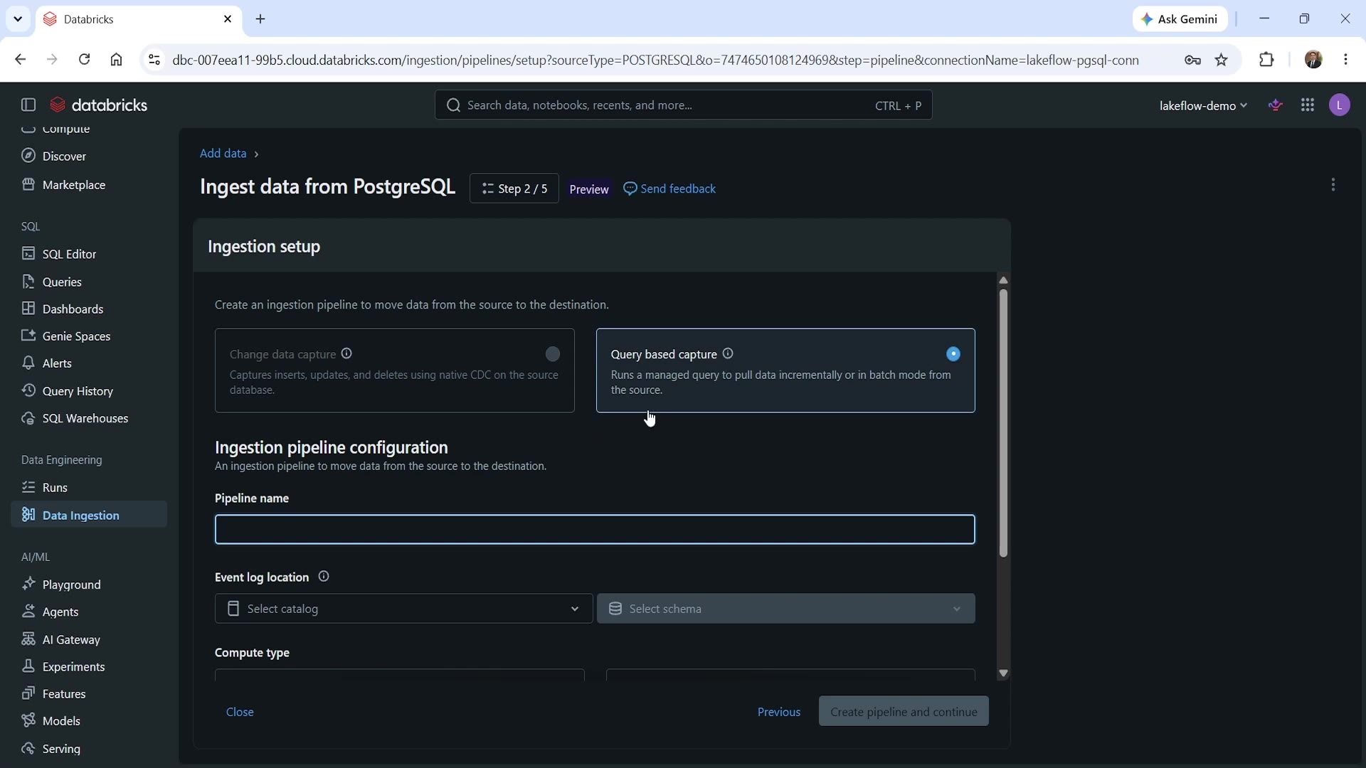 Query-based capture vs. Change data capture