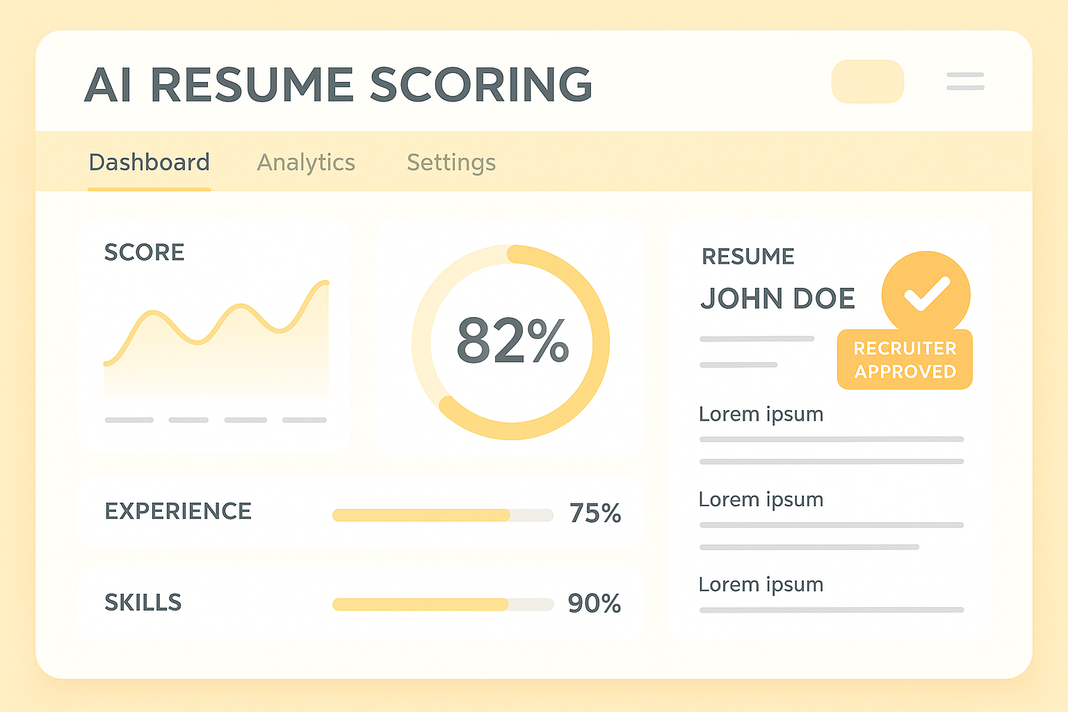 Resume Evaluator Dashboard
